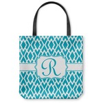 Geometric Diamond Canvas Tote Bag - Small - 13"x13" (Personalized)