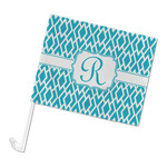 Geometric Diamond Car Flag - Large (Personalized)