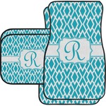 Geometric Diamond Car Floor Mats Set - 2 Front & 2 Back (Personalized)