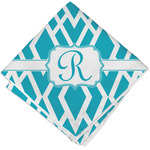 Geometric Diamond Cloth Napkin w/ Initial