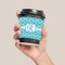 Geometric Diamond Coffee Cup Sleeve - LIFESTYLE