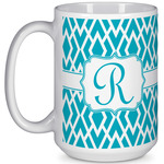 Geometric Diamond 15 Oz Coffee Mug - White (Personalized)