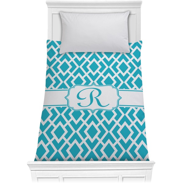 Custom Geometric Diamond Comforter - Twin XL (Personalized)