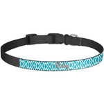 Geometric Diamond Dog Collar - Large (Personalized)