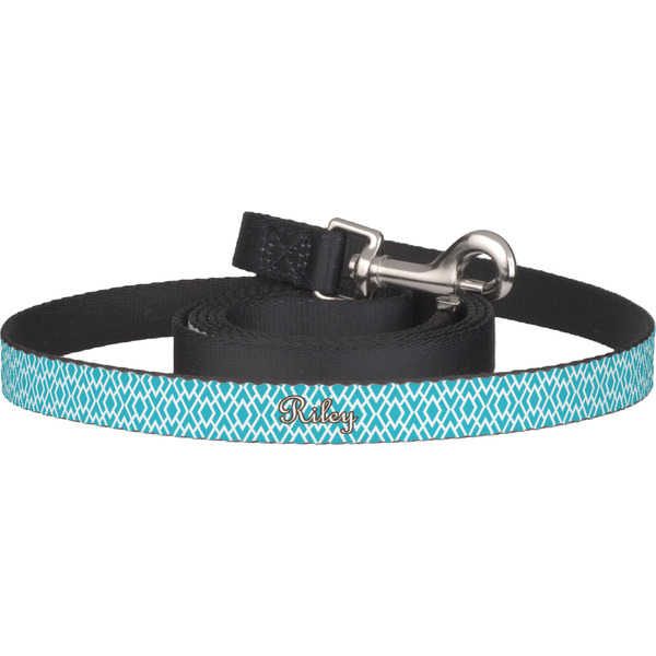 Custom Geometric Diamond Dog Leash (Personalized)