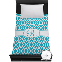 Geometric Diamond Duvet Cover - Twin XL (Personalized)