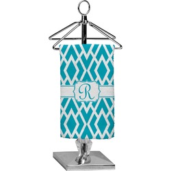 Geometric Diamond Finger Tip Towel - Full Print (Personalized)