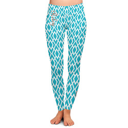 Geometric Diamond Ladies Leggings - Extra Large (Personalized)