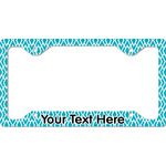 Geometric Diamond License Plate Frame - Style C (Personalized)