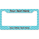 Geometric Diamond License Plate Frame - Style B (Personalized)