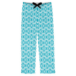 Geometric Diamond Mens Pajama Pants - S