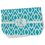 Geometric Diamond Burp Cloth - Fleece w/ Initial