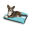 Geometric Diamond Outdoor Dog Beds - Medium - IN CONTEXT