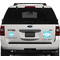 Geometric Diamond Personalized Square Car Magnets on Ford Explorer