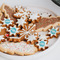 Geometric Diamond Printed Icing Circle - XSmall - On XS Cookies