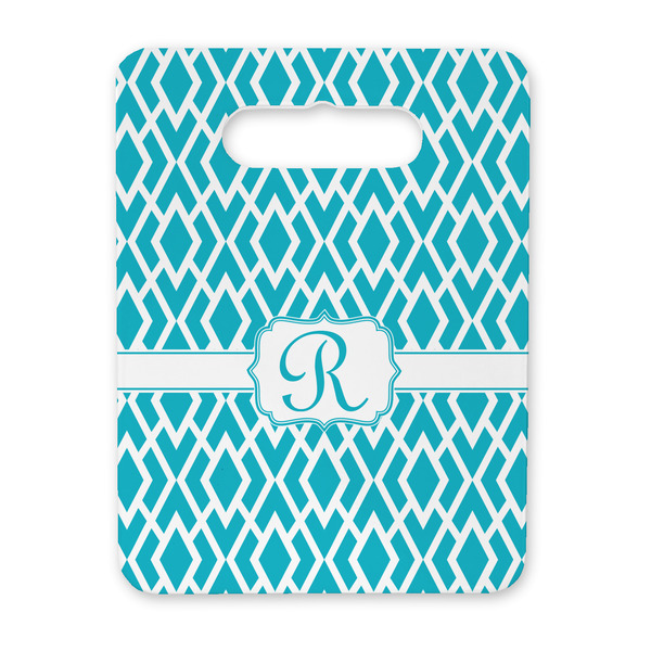 Custom Geometric Diamond Rectangular Trivet with Handle (Personalized)