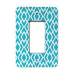 Geometric Diamond Rocker Style Light Switch Cover