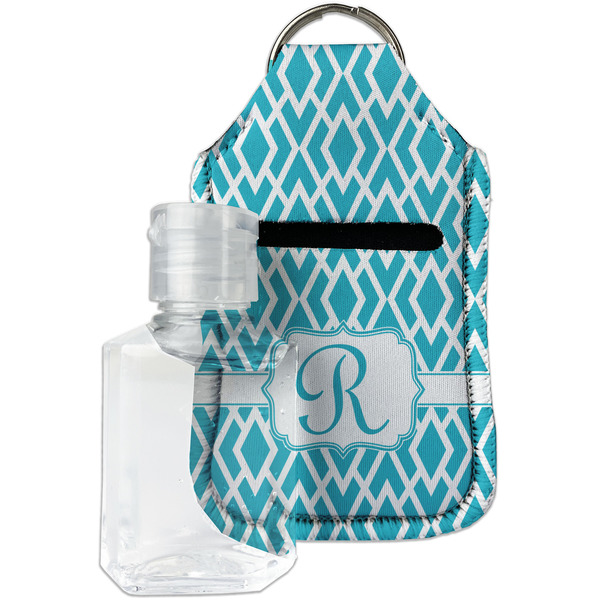 Custom Geometric Diamond Hand Sanitizer & Keychain Holder - Small (Personalized)