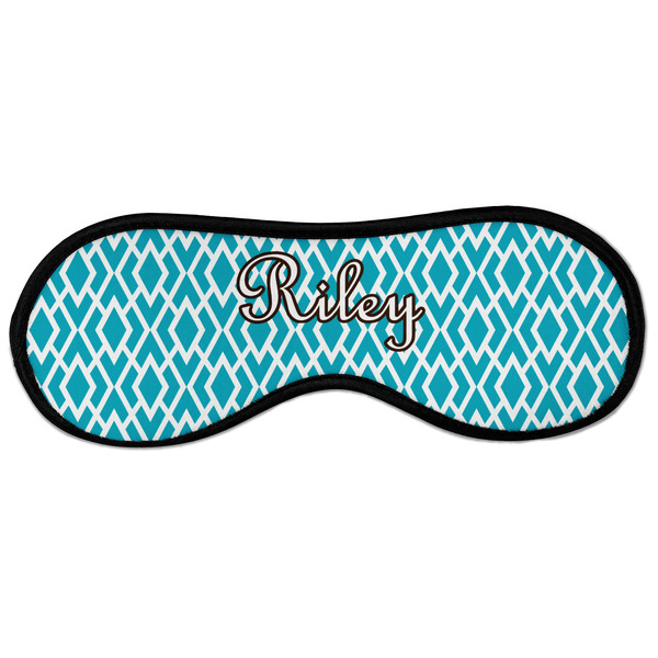 Custom Geometric Diamond Sleeping Eye Masks - Large (Personalized)