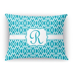 Geometric Diamond Rectangular Throw Pillow Case (Personalized)