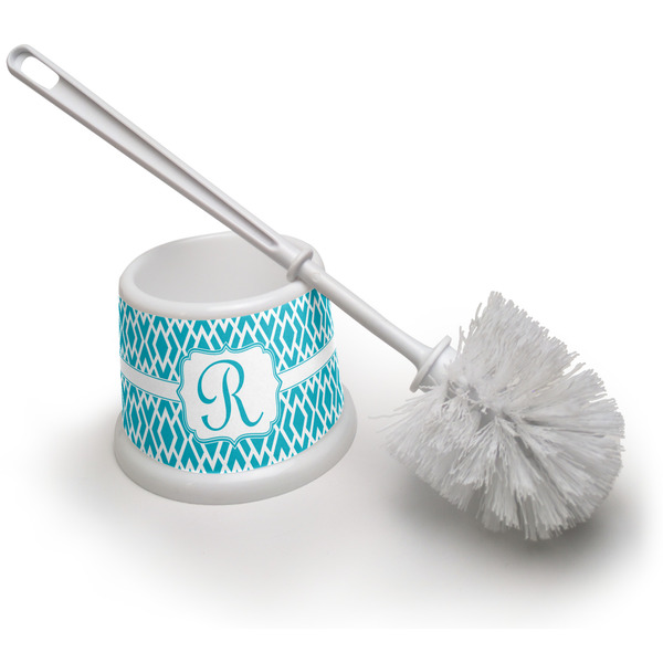 Custom Geometric Diamond Toilet Brush (Personalized)