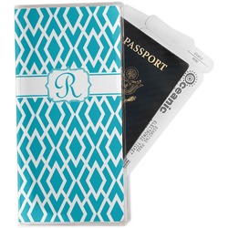 Geometric Diamond Travel Document Holder