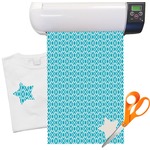 Geometric Diamond Heat Transfer Vinyl Sheet (12"x18")