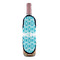 Geometric Diamond Wine Bottle Apron - IN CONTEXT