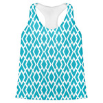 Geometric Diamond Womens Racerback Tank Top - Small