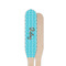 Geometric Diamond Wooden Food Pick - Paddle - Single Sided - Front & Back