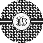 Houndstooth Multipurpose Round Labels - 1" (Personalized)