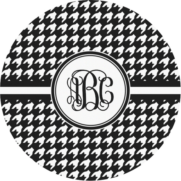 Custom Houndstooth Multipurpose Round Labels - 1" (Personalized)