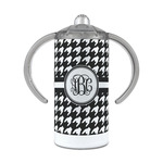 Houndstooth 12 oz Stainless Steel Sippy Cup (Personalized)