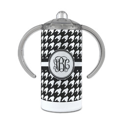 Houndstooth 12 oz Stainless Steel Sippy Cup (Personalized)