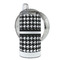 Houndstooth 12 oz Stainless Steel Sippy Cups - FULL (back angle)