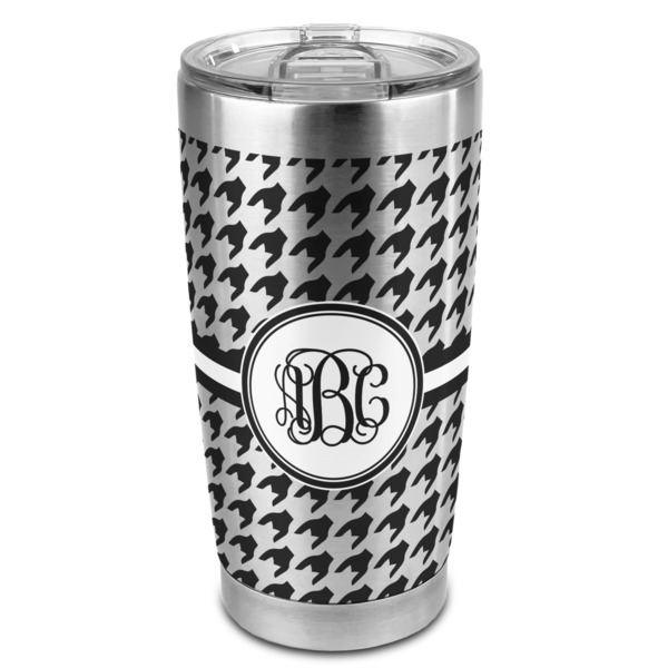 Custom Houndstooth 20oz Stainless Steel Double Wall Tumbler - Full Print (Personalized)