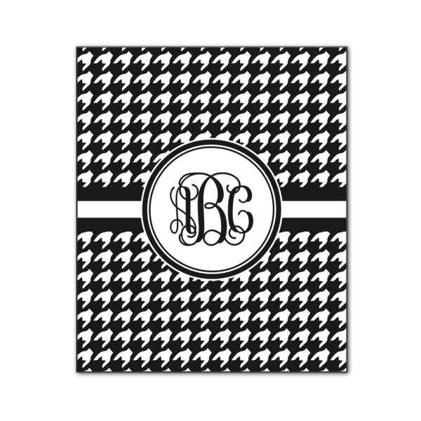 Custom Houndstooth Wood Print - 20x24 (Personalized)