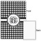 Houndstooth 24x36 - Matte Poster - Front & Back