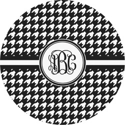 Houndstooth Multipurpose Round Labels - Custom Sized (Personalized)