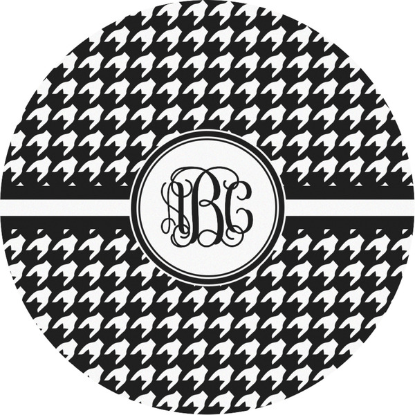 Custom Houndstooth Multipurpose Round Labels - 3" (Personalized)