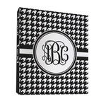 Houndstooth 3 Ring Binder - Full Wrap - 1" (Personalized)