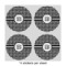 Houndstooth 4" Multipurpose Round Labels - Sheet