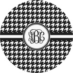 Houndstooth Multipurpose Round Labels - 4" (Personalized)