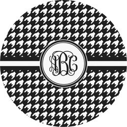 Houndstooth Multipurpose Round Labels - 4" (Personalized)