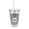 Houndstooth Acrylic Tumbler - Full Print - Front/Main