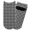 Houndstooth Adult Ankle Socks - Single Pair - Front and Back