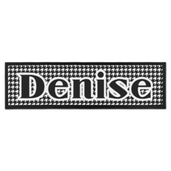 Houndstooth Bar Mat (Personalized)