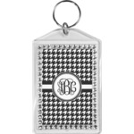 Houndstooth Bling Keychain (Personalized)