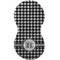 Houndstooth Burp Peanut Shaped Flat