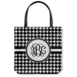 Houndstooth Canvas Tote Bag - Large - 18"x18" (Personalized)